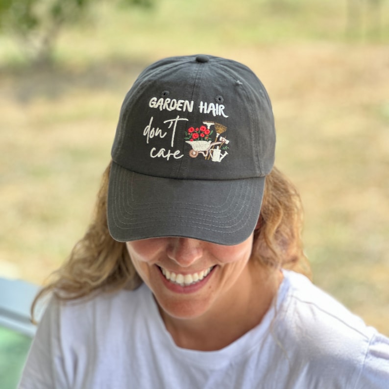 Garden Hair Don't Care Embroidered Hat - view 3