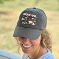 Garden Hair Don't Care Embroidered Hat